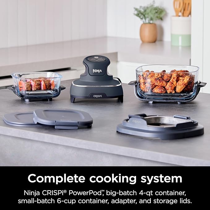 Ninja Crispi 4-in-1 Portable Glass Air Fryer