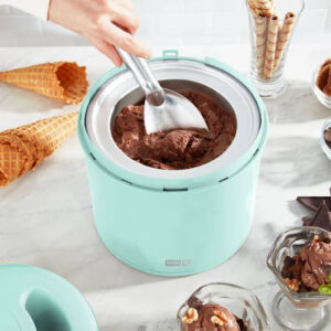 Making Chocolate Ice Cream at Home